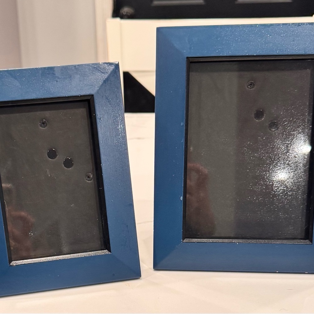 Blue Picture Frame Set
